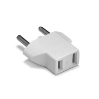 50pcs us cn jp to eu plug adapter chinese to euro eu travel adapter european type c plug converter electric power sockets outlet