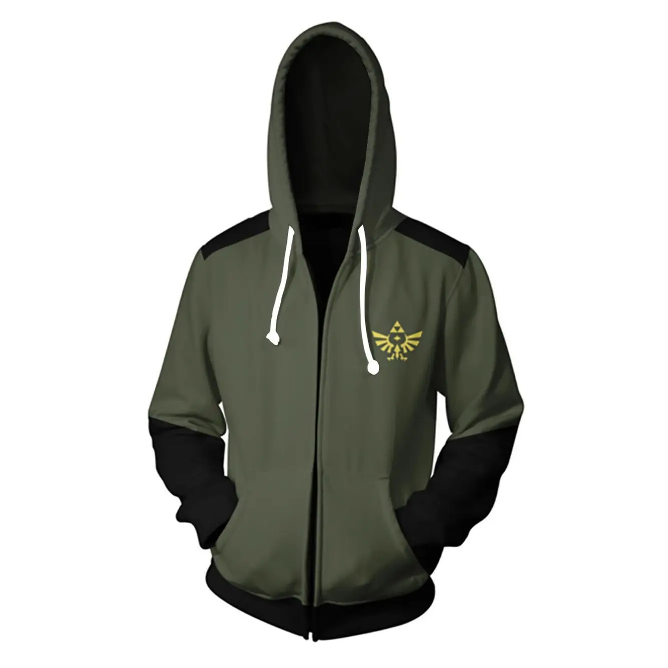 

The Zelda Cosplay Costume Hoodie Sweatshirt Tops Casual Cool Coat Jacket Fashion Sweat Shirt Zipper Hooded Hoodies