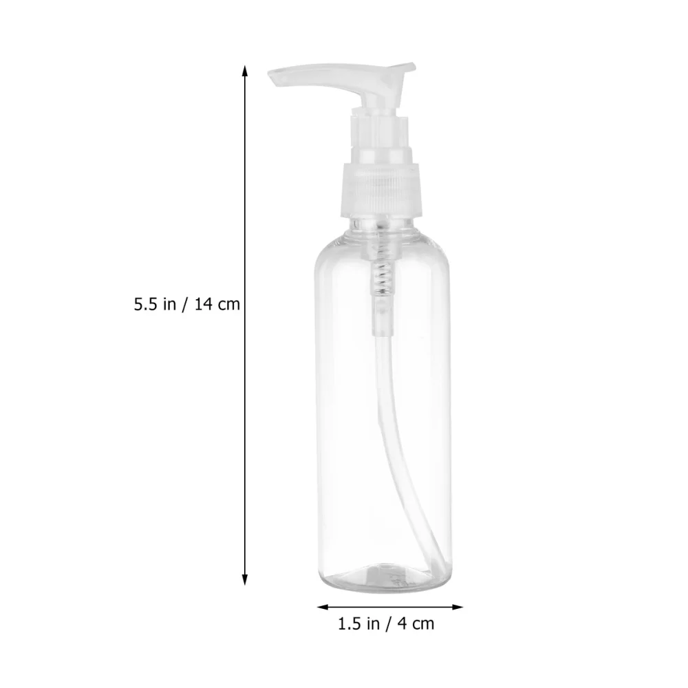 

4PCS 100ml Mini Lotion Storage Bottles Cosmetics Perfume Dispensers Portable Shampoo Holders Containers for Travel Trip Outdoor