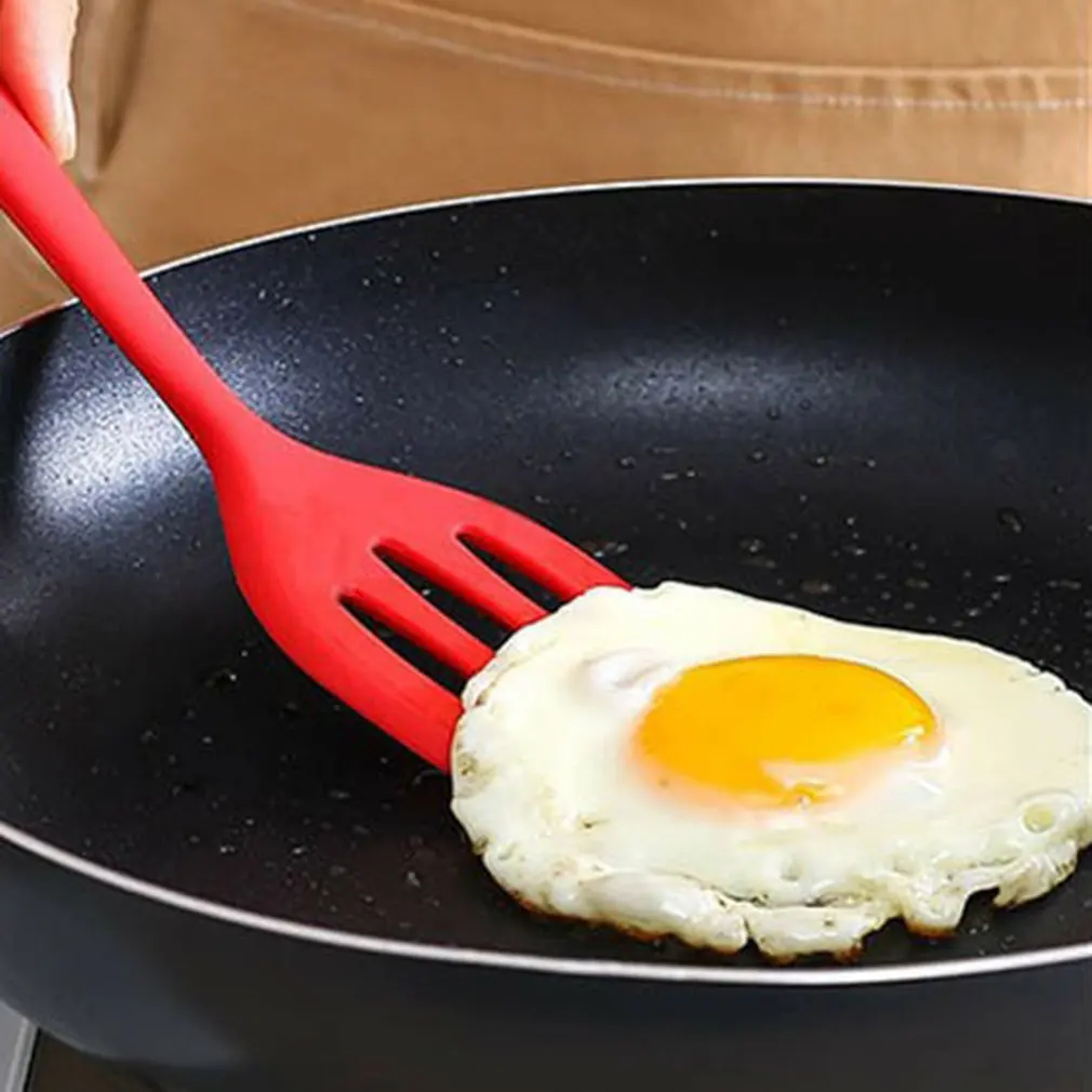 Silicone Turners Gadgets Kitchen Tools Egg Fish Frying Pan Scoop Fried Shovel Spatula Cooking Utensils | Дом и сад