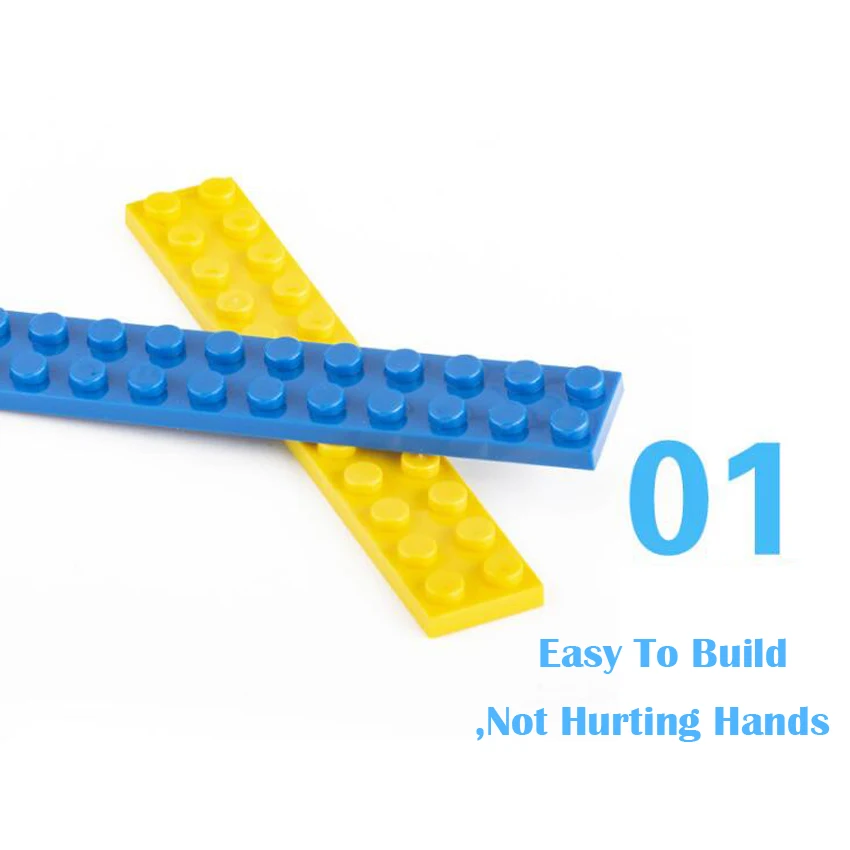 Smartable Plate 2X12 Building Blocks MOC Parts DIY Toys For Kid Educational Creative Compatible Major Brands 2445 28pcs/lot | Игрушки и