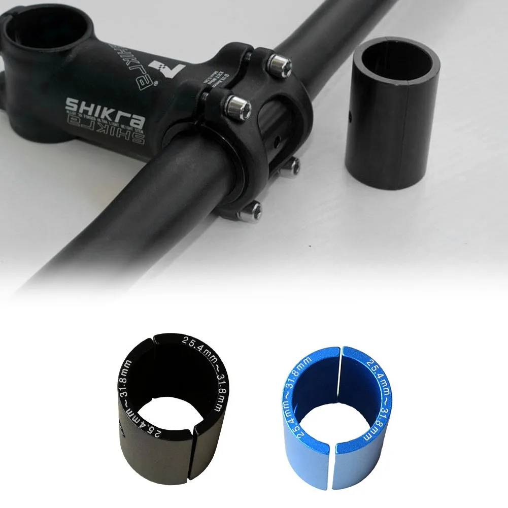 

MTB Bicycle Handlebar Bar Shim Spacer Mountain Bike Stem Reducer 25.4mm To 31.8mm Aluminum Alloy Stem Reducer Adapter Accessory