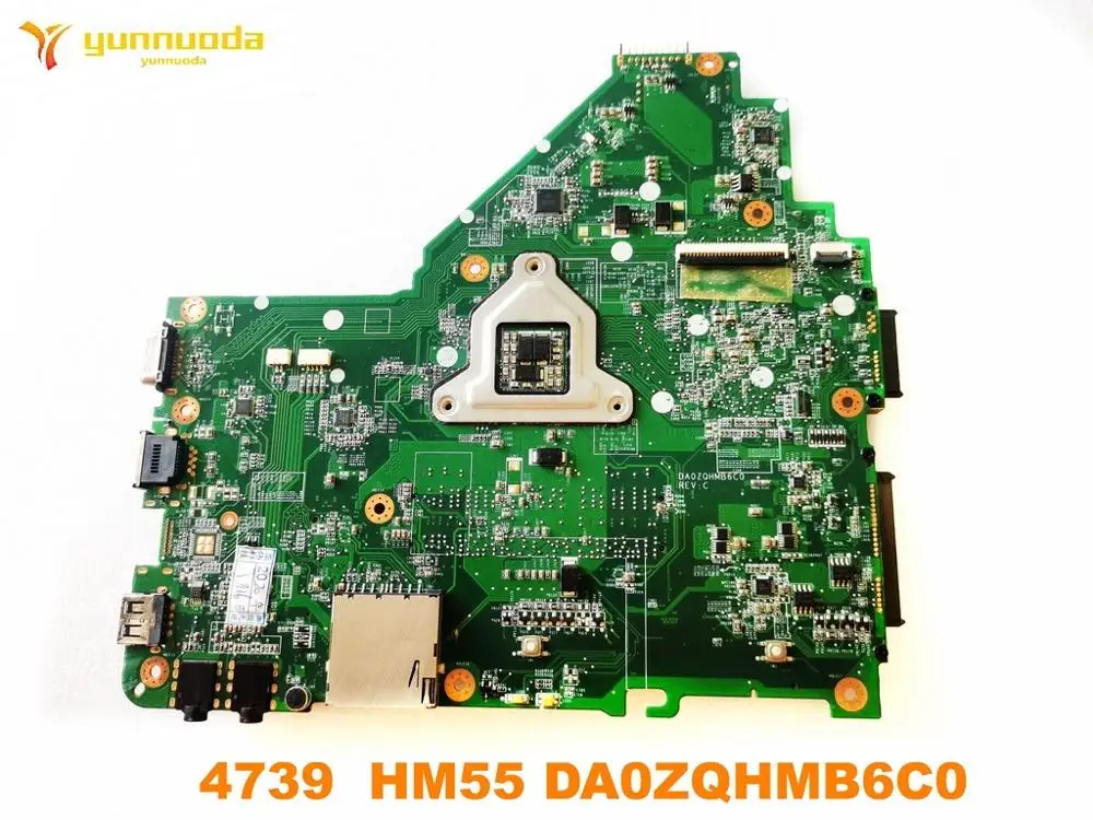 Оригинальная материнская плата для ноутбука ACER 4739 HM55 DA0ZQHMB6C0 протестирована