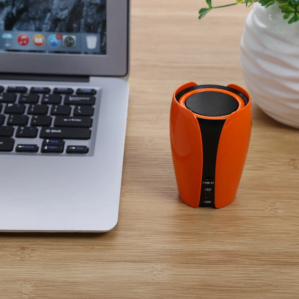 Мини беспроводной Bluetooth динамик с тюльпаном форма Y/U Тип Латунь спикер Вилки