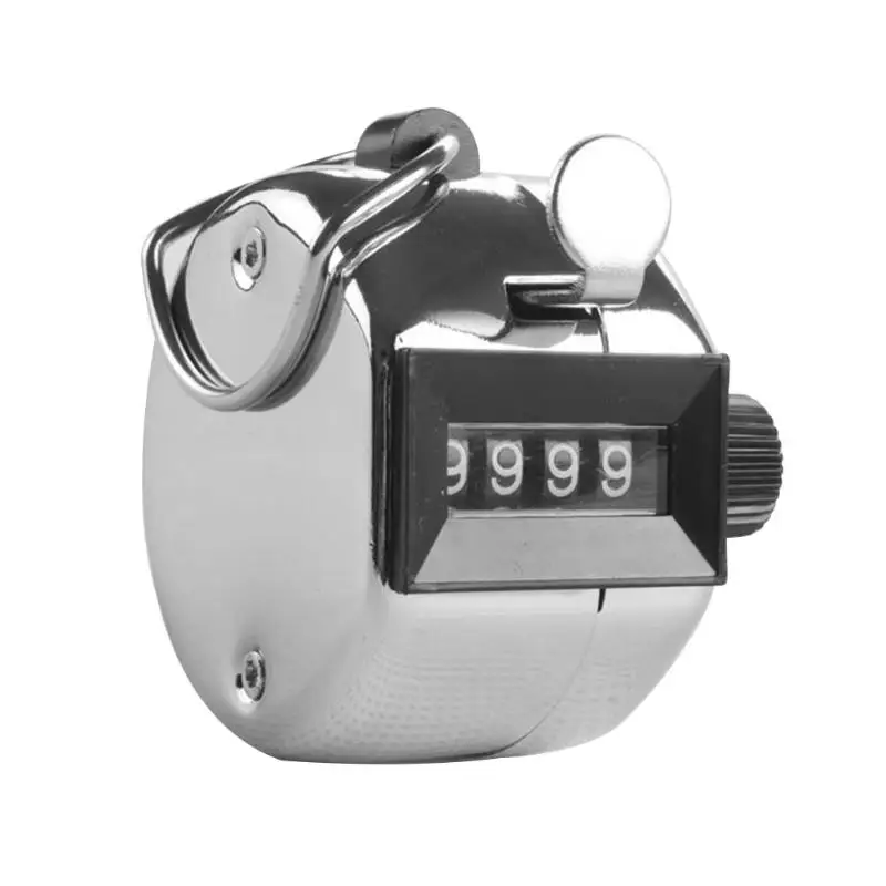 Металлический корпус 4 цифры номер мини ручной счетчик для гольф кликер обучение