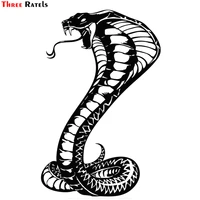 three ratels fc200 cool snake cobra car stickers stickers funny window pvc decals car styling