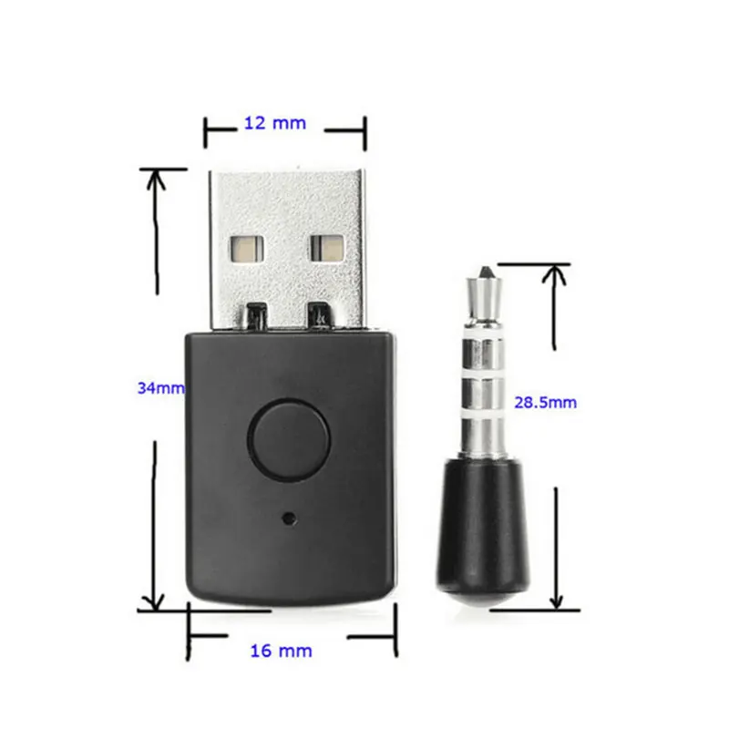 Bluetooth 4,0 USB адаптер для PS4 хост контроллер беспроводной микрофон ключ 3,5 мм, AUX, разъем аудио bt приемник
