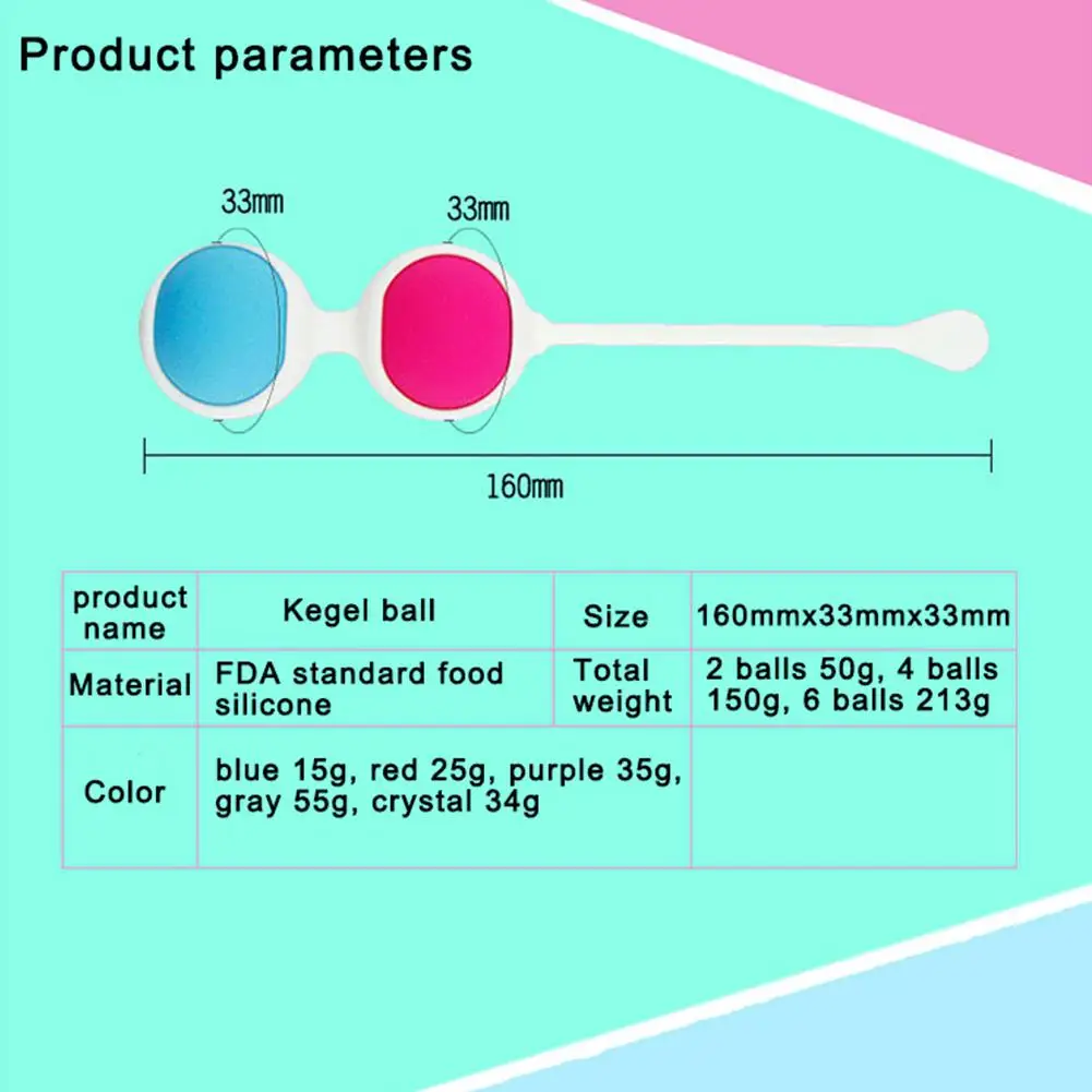 4/6 шт Кегеля шарики для женщин контроль мочевого пузыря тазового пола подтяжки