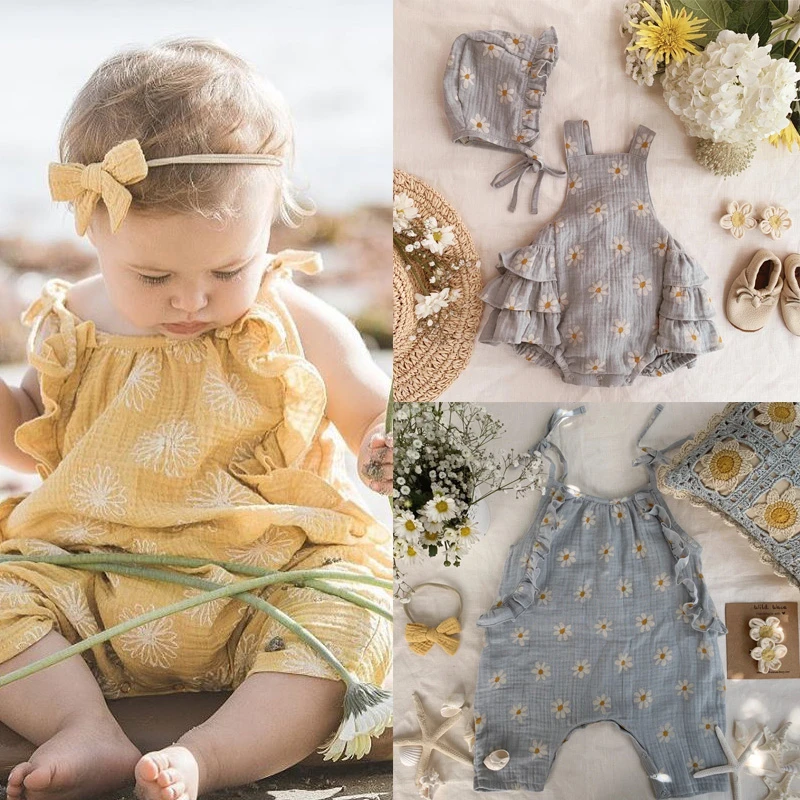 Комбинезон для маленьких девочек новый летний брендовый Детский комбинезон Wawa с