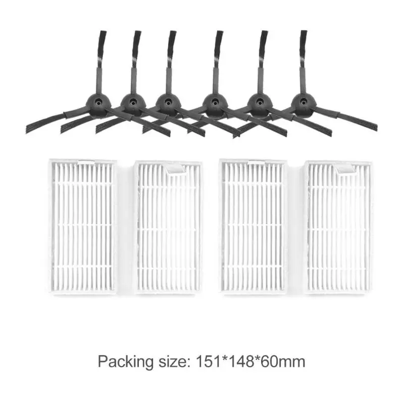 Боковая щетка+ фильтр костюм Замена Для Ecovacs CR120 пылесос моющие роботы аксессуары для пылесоса