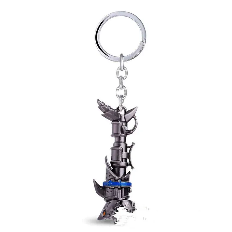 

Hero Lol Mobile Game Weapon Keychains Accessories Take Over Girl Kinks Weapon Model Key Chains Bag Pendant Decoration Key Rings