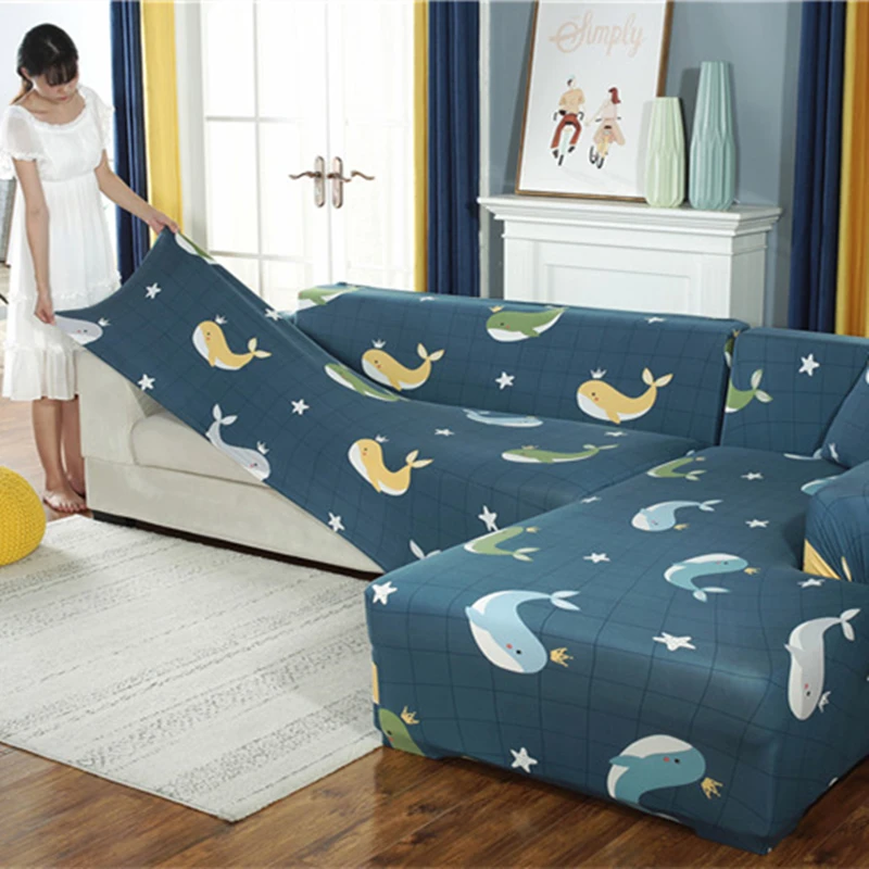Винтажный современный чехол для дивана спандекс эластичный 1/2/3 кресла гостиной