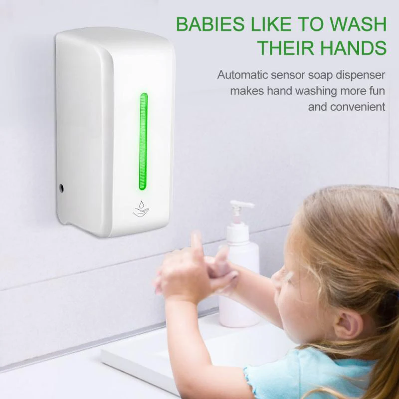 

850ML Automatic Soap Dispenser, Wall Mounted Hand Cleaner Disinfection, Liquid Soap Machine for Kitchen,Bathroom