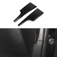 carbon fiber car accessories interior central control panel modification cover trim stickers for ford mustang 2015 2017