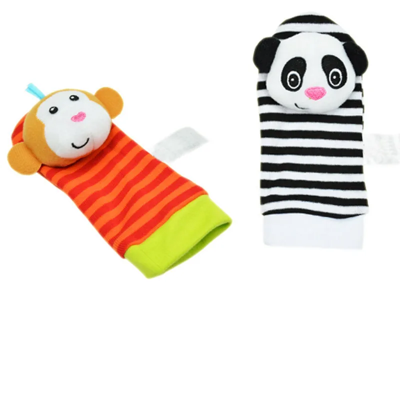 Погремушки для малышей 0 12 месяцев Мультяшные детские игрушки новорожденных