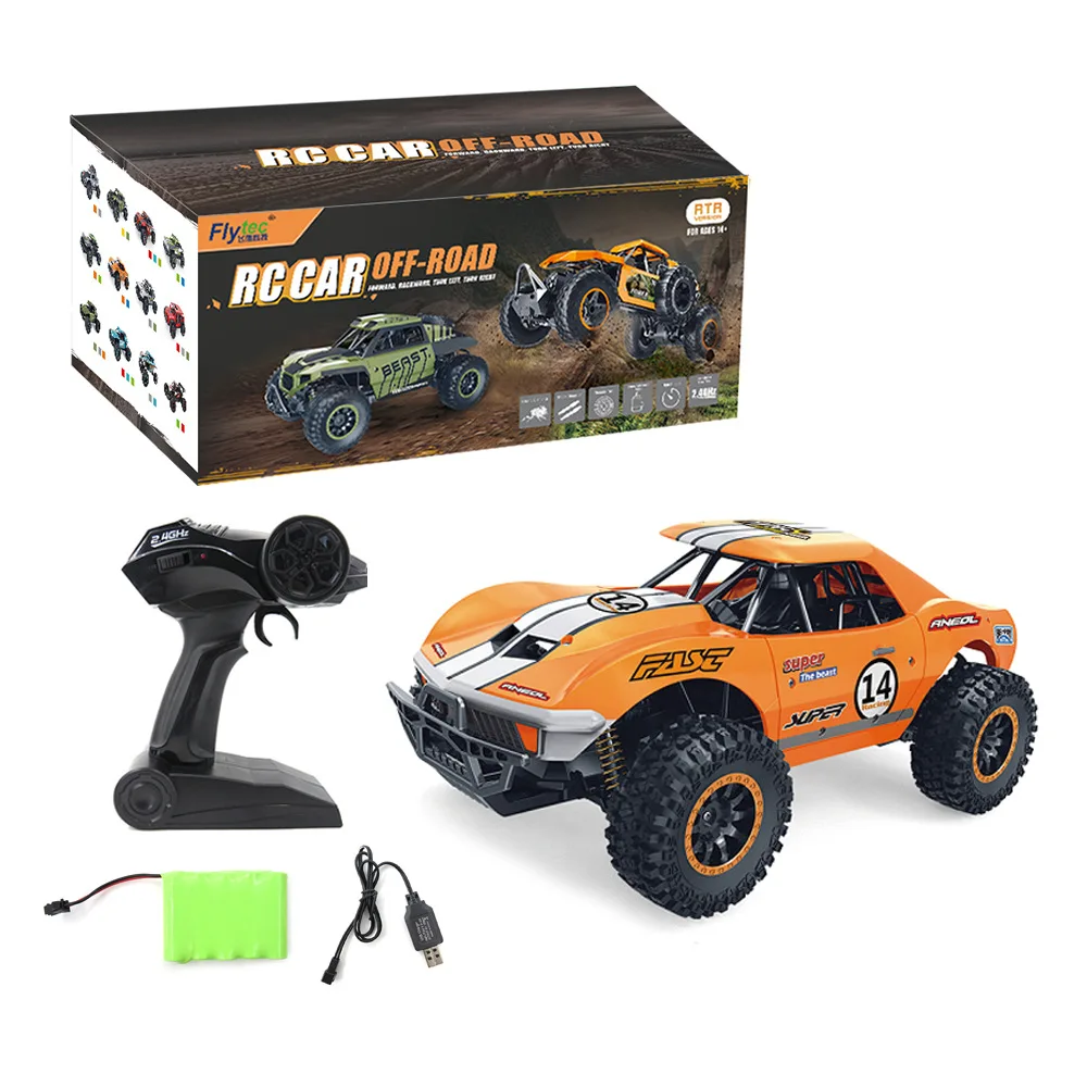 

ZHENDUO Flytec climbing car two-wheel drive electric remote control outdoor off-road simulation high-speed car toy