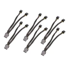 Кабель питания PCI-E для материнской платы, 6 шт., 8 контактов, PCI Express на Dual PCIE 8 (6 + 2), 20 см