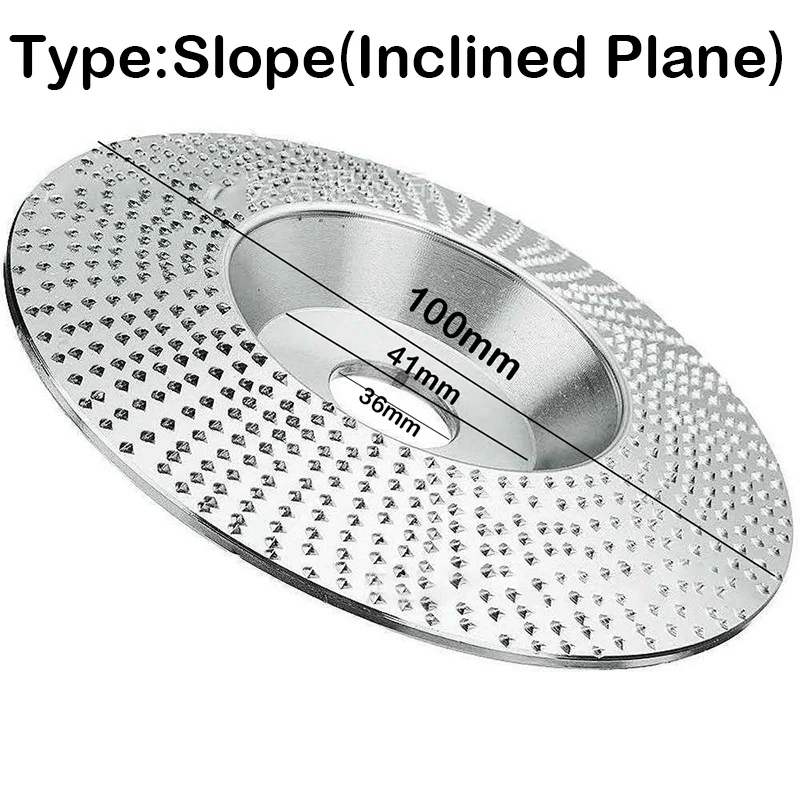 Arc Flat Inclined Plane Angle Grinding Wheel Sanding Carving Woodworking Grinder Disc Tungsten Carbide Rotary | Инструменты