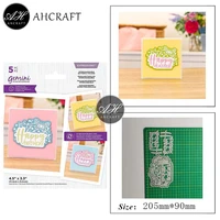 ahcraft words frame metal cutting dies for diy scrapbooking photo album decorative embossing stencil paper cards mould