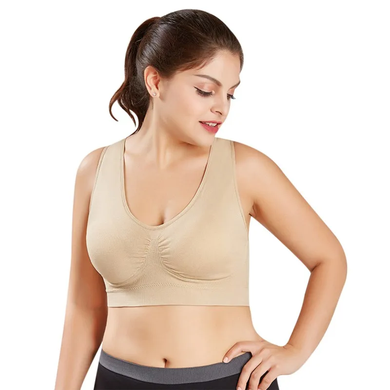 

Seamless Bra For Women With Pads Push Up Bralette Bras Wireless Active Brassiere Plus Size Underwear S-4XL