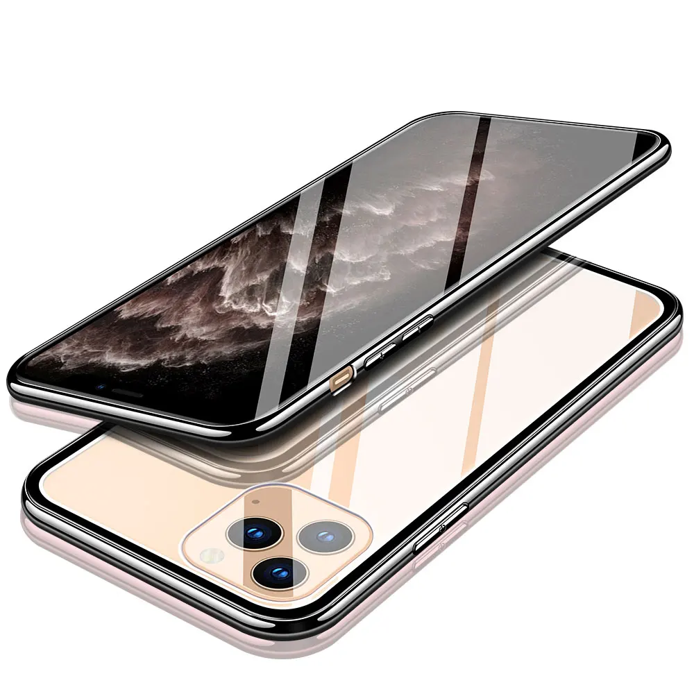 Защитный чехол KISSCASE из закаленного стекла для Samsung S10 S10E Plus S9 с покрытием
