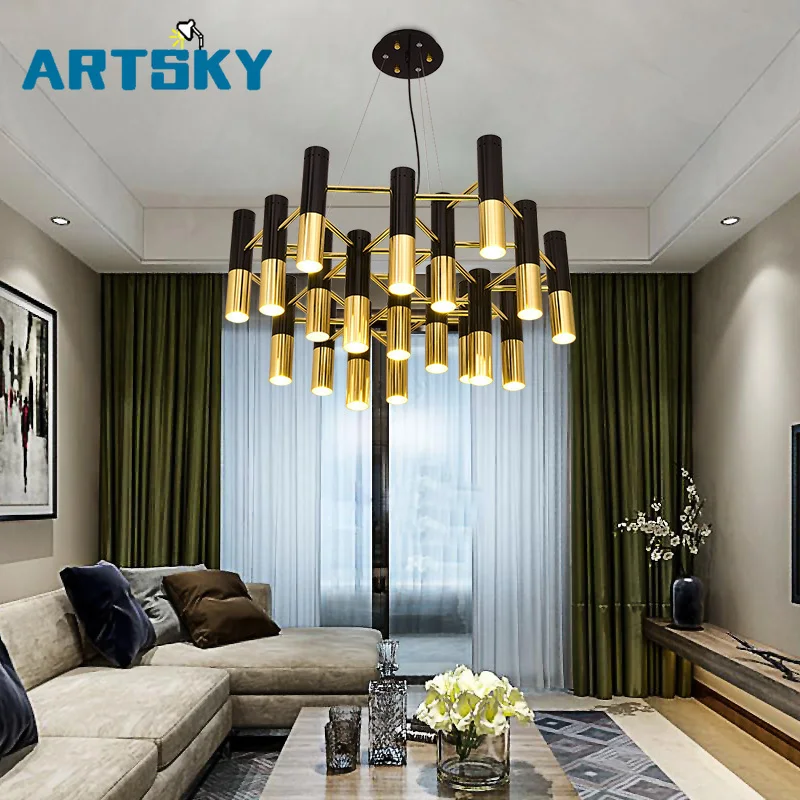 Современная креативная люстра из алюминиевого сплава в скандинавском стиле