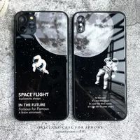 iphone case astronaut spaceman suitable for iphone11pro case mobile phone shell apple x universe xrxs max male 78plus 12promax