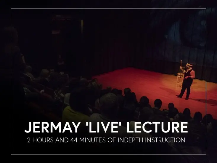

The Jermay ‘Live’ Masterclass Lecture By Luke Jermay Magic Tricks