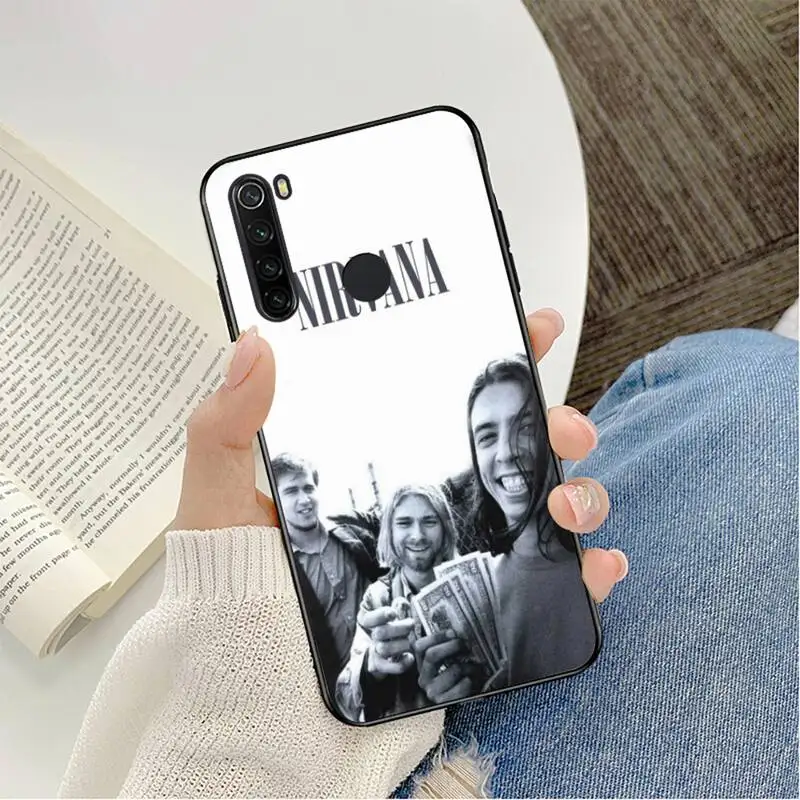 

Nirvana Kurt Cobain Phone Case For Redmi note 8Pro 8T 6Pro 6A 9 Redmi 8 7 7A note 5 5A note 7 case