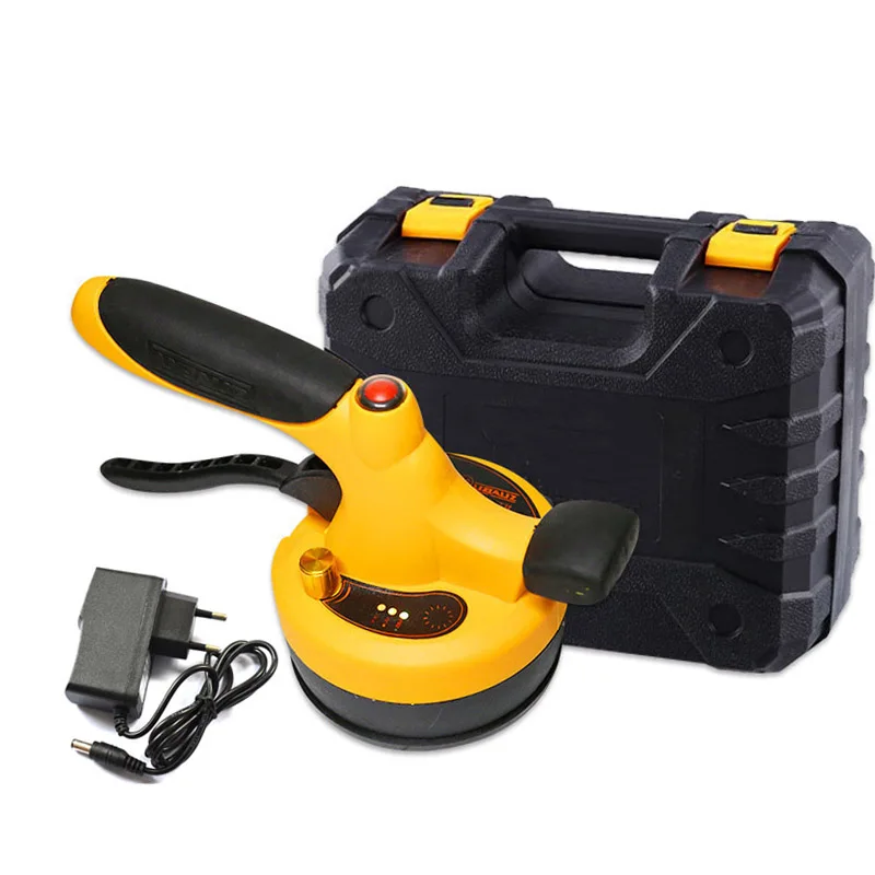 Wireless Rechargeable Tile Leveling Machine Lithium Battery Floor Wall Tile Tiling Suction Cup Vibration Leveling Tool