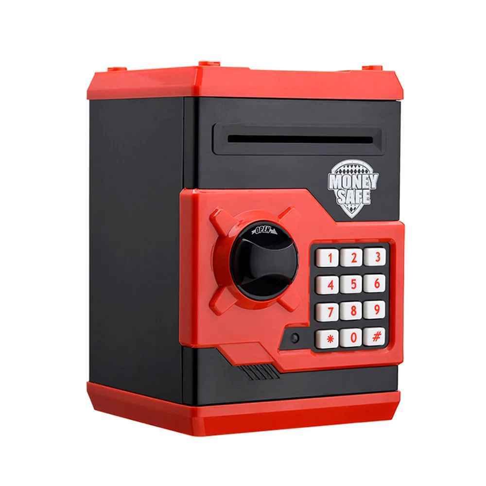 

Electronic Piggy Bank ATM Password Money Box Cash Coins Saving ATM Bank Safe Box Auto Scroll Paper Deposit Banknote Kids Gift