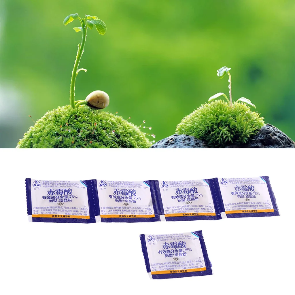 5 шт. садовая гибберлевая кислота GA3 75% водорастворимое растение быстрое ранение