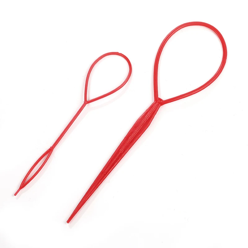 2 шт./лот инструменты для укладки волос пластиковая петля сделай сам шпильки