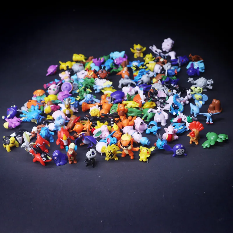 

TAKARA TOMY 139pcs/set Pokemon Dolls Cartoon Toy For Children Mini Figuras Pokemon Figures dolls 3cm Action Figure Puppets