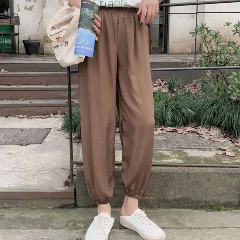 2019 летняя новая одежда штаны для кондиционирования воздуха женские домашние