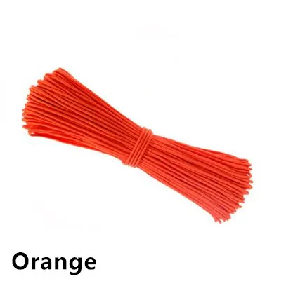 orange 10M 10 м 4 мм/10 мм цветной плетеный нейлоновый шнур для кемпинга, веревка ручной работы, веревка для одежды, шнуры для украшения дома - Цвет: orange 10M