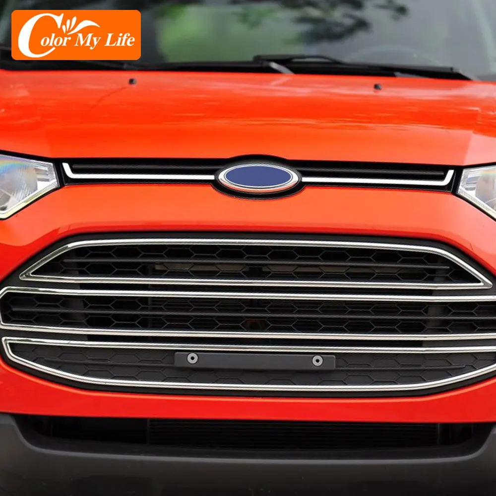 2 шт./компл. ABS Хромовая Автомобильная передняя решетка декоративная крышка с