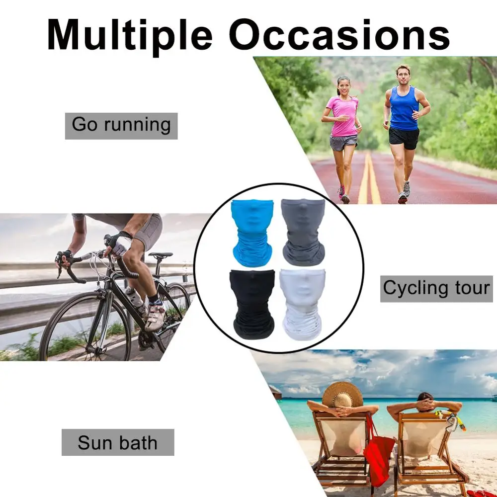 

Dust-proof Mask Outdoor Sports Headscarves Riding Scarf Multifunctional Headgear for Men Women Full Face Windproof Masks