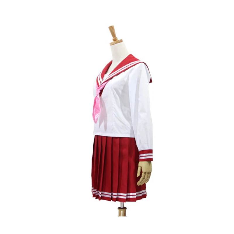 Костюм для косплея Lucky Star костюм Izumi Konata Hiiragi Kagami Tsukasa Takara Miyuki красный моряка на