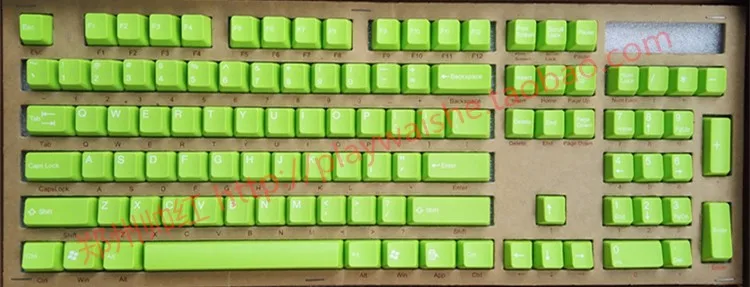 Колпачки для механической клавиатуры ABS Taihao синие и белые колпачки клавиш cherry mx