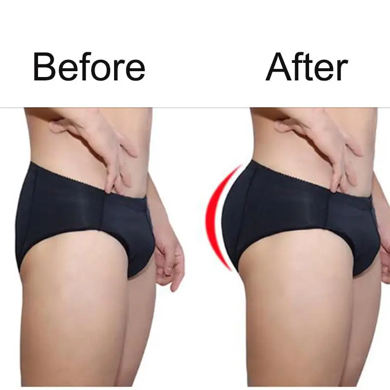 Breathable Butt Enhancing Sport Underwear Briefs Front Buldge Hip Up Lift Underpants Men Panties Nightclub Sexy Toy | Красота и