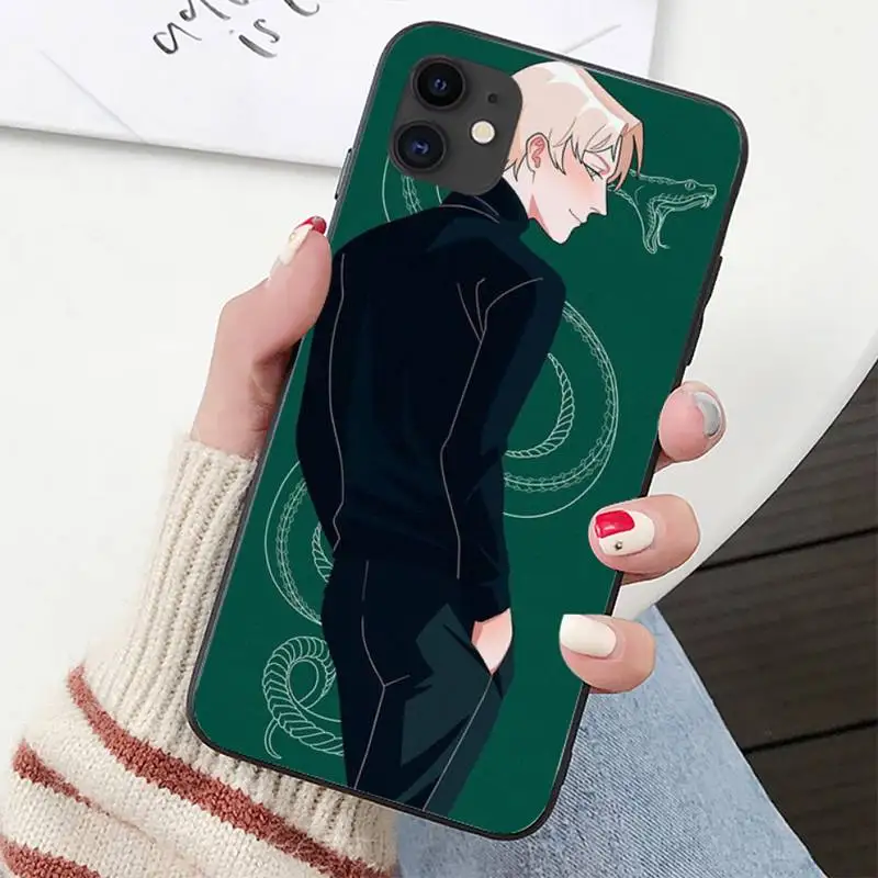 

YNDFCNB Draco Malfoy Phone Case for iPhone 11 12 pro XS MAX 8 7 6 6S Plus X 5S SE 2020 XR cover