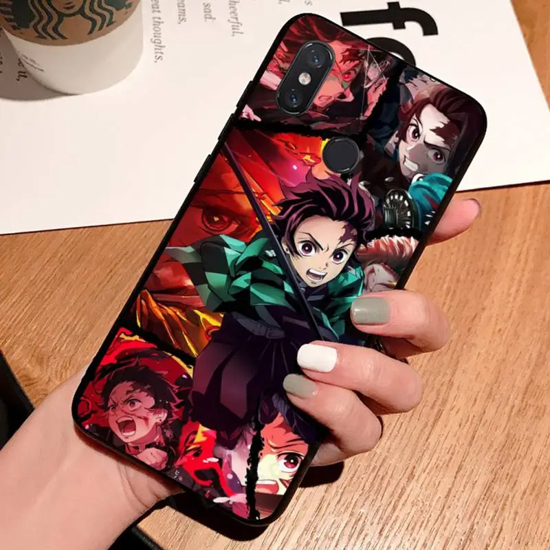 

Anime Demon Slayer Kimetsu Phone Case For Xiaomi Redmi 7 8 9t a3 9se k20 mi8 max3 lite 9 note 9s 10 pro