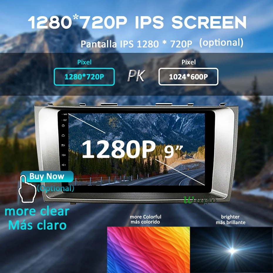 4G 64G 1280*720P Android 9,0 Carplay gps для Toyota Camry 7 XV 40 50 радио 2007-2011 навигационный экран рекордер без DVD плеера