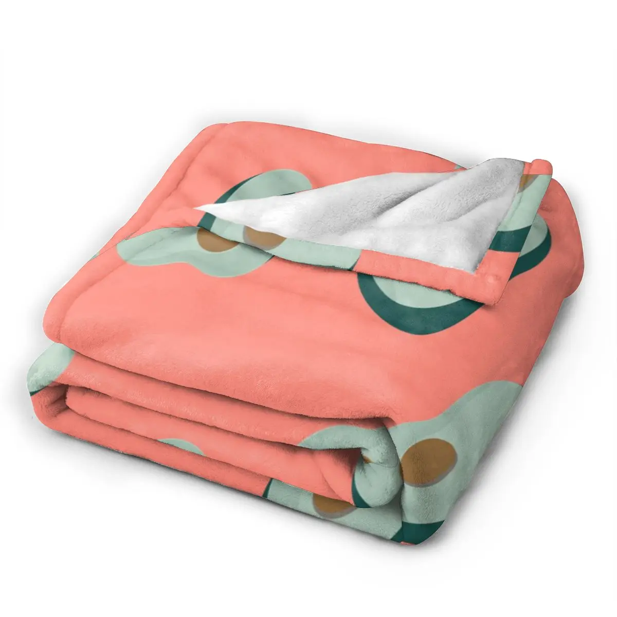 

Flannel Blanket Avocados Pink Ultra-Soft Micro Fleece Blanket for Bathrobe Sofa Bed Travel Home Winter Spring Fall
