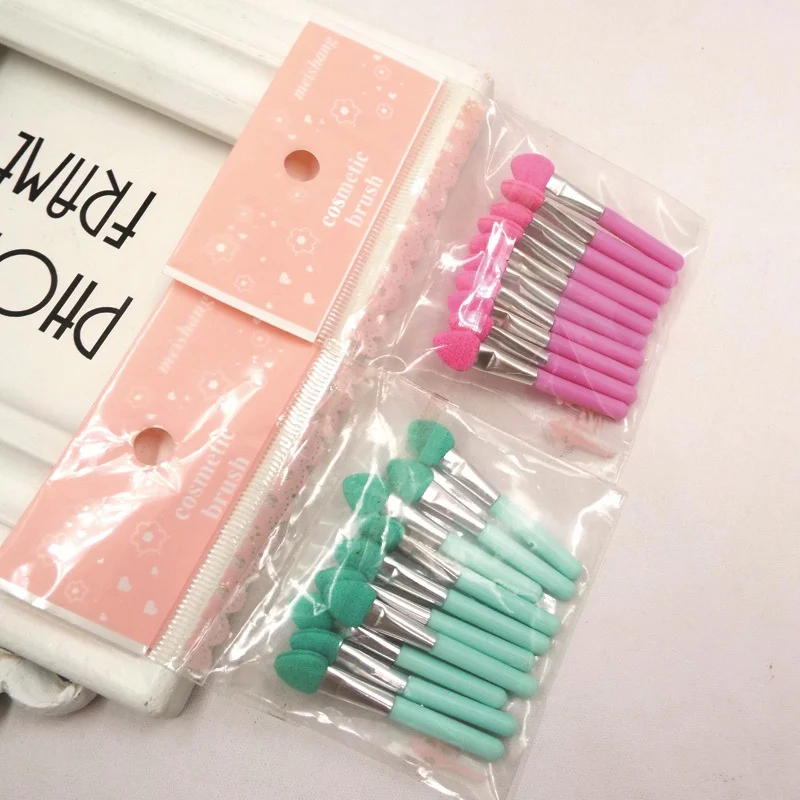 10 шт./компл. тени для век аппликатор профессиональная Губка Макияж поставки