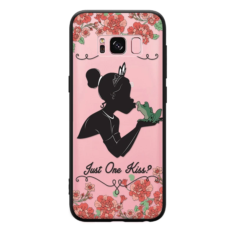 Жесткий чехол для телефона с рисунком Принцессы Диснея Samsung Galaxy S6 S7 Edge S8 S9 Plus Note 3 4 5 8 9|Бамперы| |