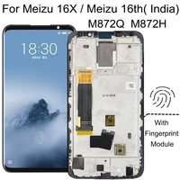 amoled for meizu 16x m872q m872h lcd display touch screen replacement accessories for 16 x meizu 16 in india lcd