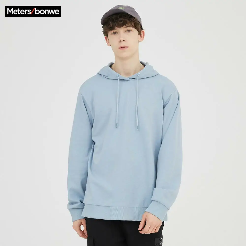 Metersbonwe 2020 Весенняя новая разноцветная удобная толстовка с капюшоном для мужчин