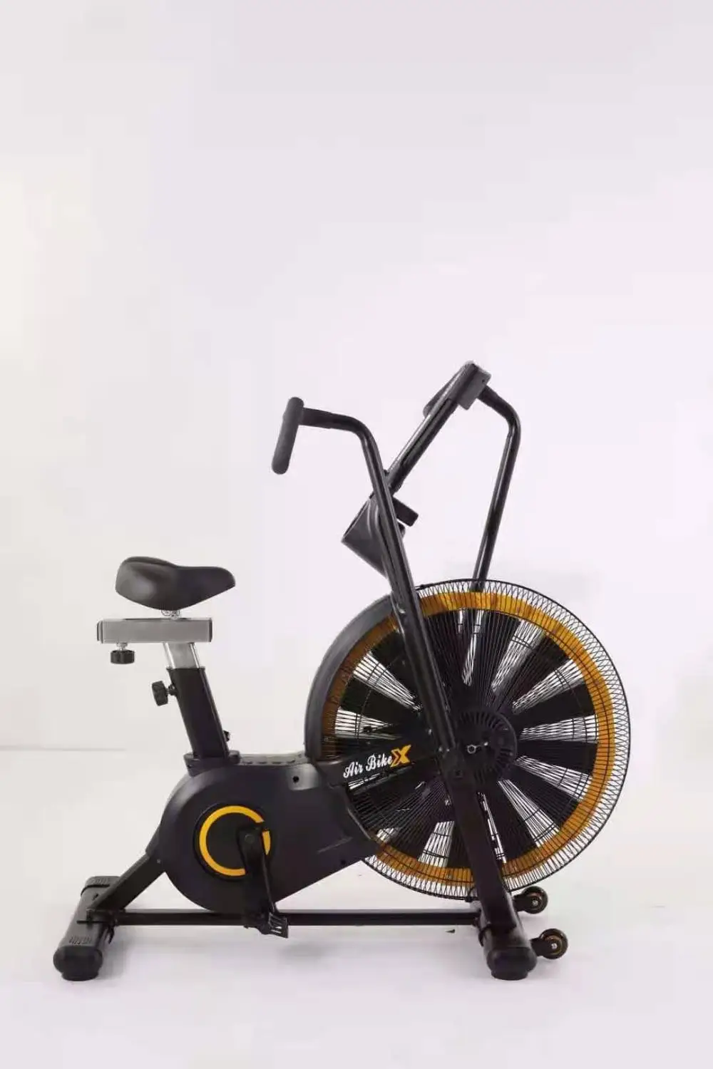 Новый велосипед air bike assaut сопротивление воздуха для кардио-фитнеса оборудование
